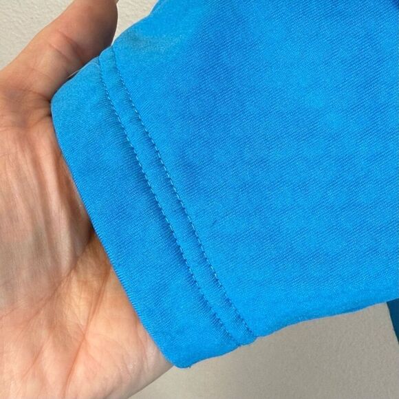 NWOT Mammut Blue Quarter Zip Hooded Pullover Lightweight Jacket Men's XXL - Picture 6 of 14